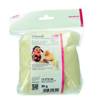 Wolle zum Filzen reine Schurwolle natur 30 g