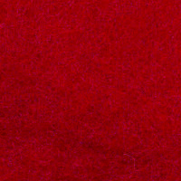 Wolle zum Filzen, reine Schurwolle, rot, 50 g