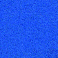 Wolle zum Filzen, reine Schurwolle, blau, 50 g