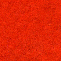 Wolle zum Filzen, reine Schurwolle, orange, 50 g