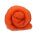 Wolle zum Filzen, reine Schurwolle, orange, 50 g