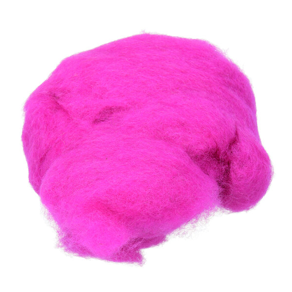 Wolle zum Filzen, reine Schurwolle, pink, 30 g