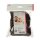 Wolle zum Filzen, reine Schurwolle, dunkelbraun, 30 g