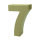 Zahl, - 7 -  17,5 x B 11,4 x T 5,5 cm
