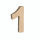 Zahl 3D, - 1 -