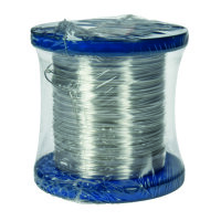 Kupferdraht,  versilbert, Ø 1 mm 1 kg ~ 150 m