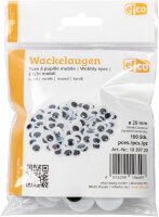 Wackelaugen rund  100 Stk.