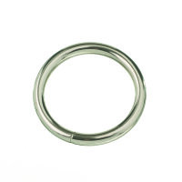 Ring, geschweißt, vernickelt,  St