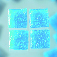 MosaixPro-Glassteine,  azurblau, 10 x 10 x 4 mm 1.000 g