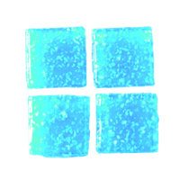 MosaixPro-Glassteine,  azurblau, 10 x 10 x 4 mm 1.000 g