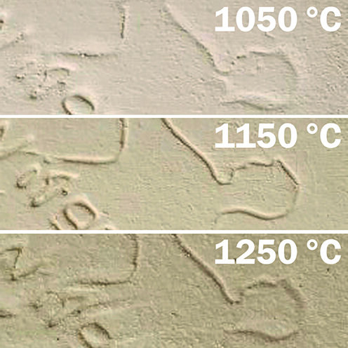 Freidrehton Steinzeug, 25%schamottiert 1000 - 1300 °C, Green Body weiß,  kg