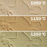 Freidrehton Steinzeug, 1000 - 1250 °C, lederfarben,  kg