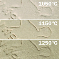 Faserton Steinzeug, 1000 - 1300 °C, weiß, kg