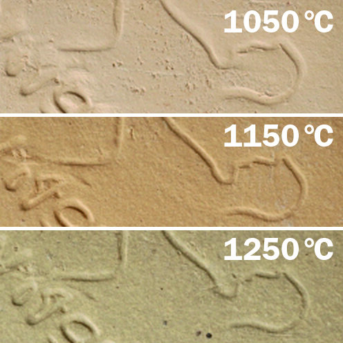 Aufbau-/ Skulpturton Steinzeug, 60%schamottiert 1000 - 1280 °C, lederfarben,  kg