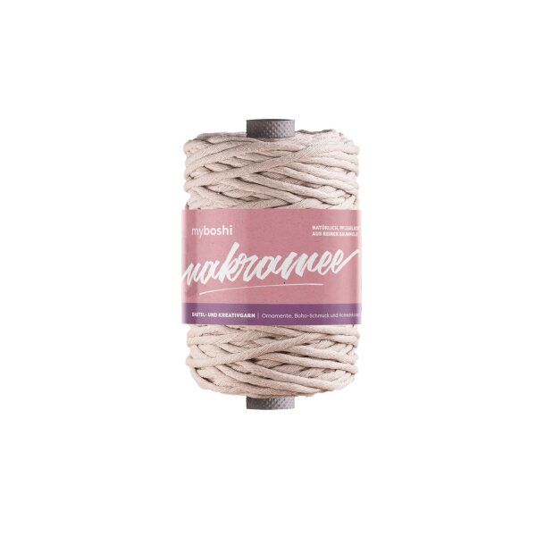 Makramee gezwirnt nude 4 mm 50 m 370 g