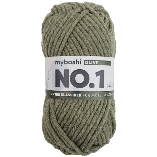 myboshi No.1-Einzelknäuel- Olive