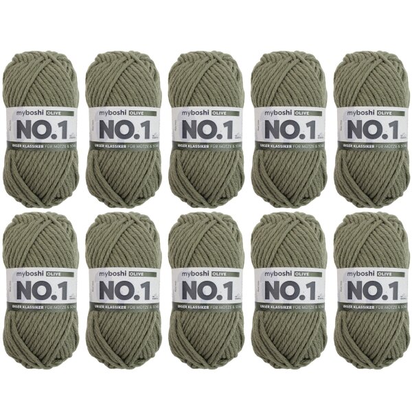 myboshi No.1 -VE 10 Knäuel- Olive