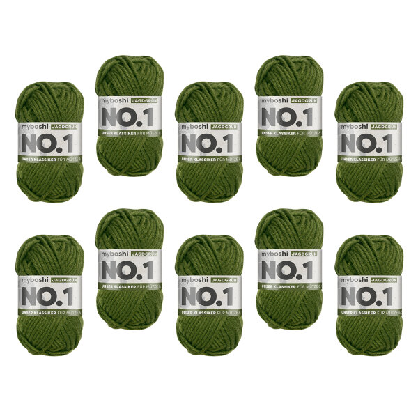 myboshi No.1 -VE 10 Knäuel- Jagdgrün