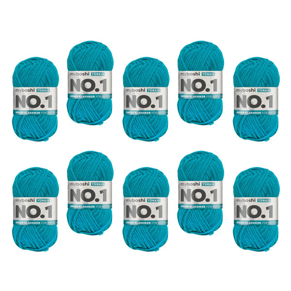 myboshi No.1 -VE 10 Knäuel- Türkis