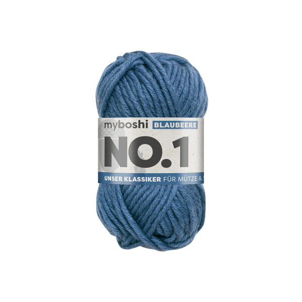 myboshi No.1 -Einzelknäuel- Blaubeere
