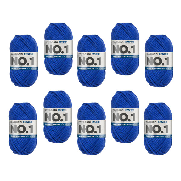 myboshi No.1 -VE 10 Knäuel- Saphir