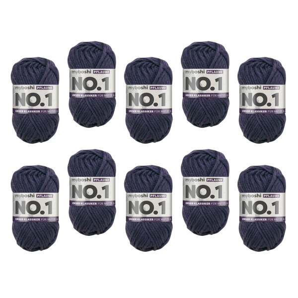 myboshi No.1 -VE 10 Knäuel- Pflaume
