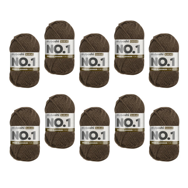 myboshi No.1 -VE 10 Knäuel- Kakao