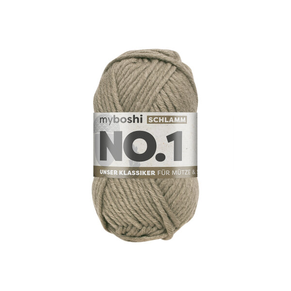 myboshi No.1 -Einzelknäuel- Schlamm