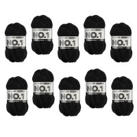 myboshi No.1 -VE 10 Knäuel- Schwarz