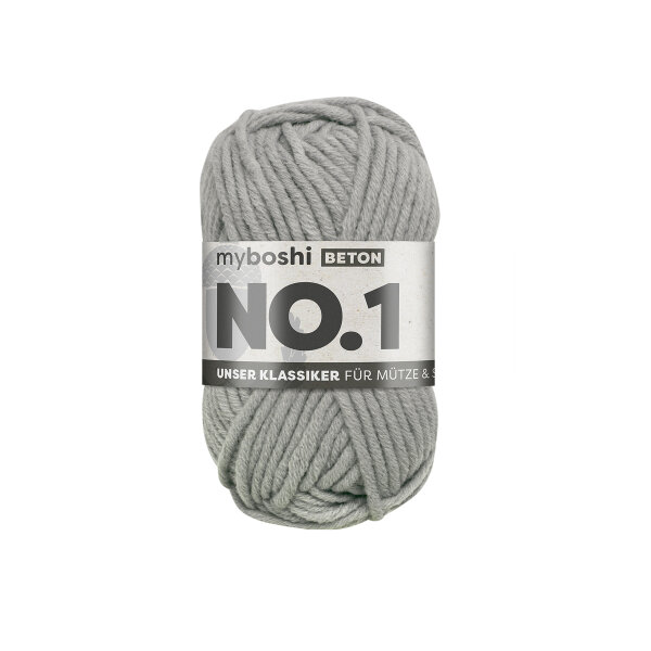 myboshi No.1 -Einzelknäuel- Beton
