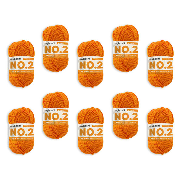 myboshi No.2 -VE 10 Knäuel- Aprikose