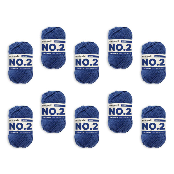 myboshi No.2 -VE 10 Knäuel- Saphir
