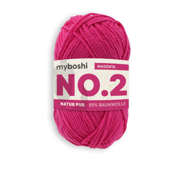 myboshi No.2 -Einzelknäuel- Magenta