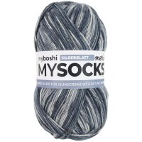 myboshi mysocks Merino Silberblatt