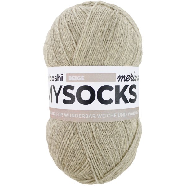 myboshi mysocks Merino Beige