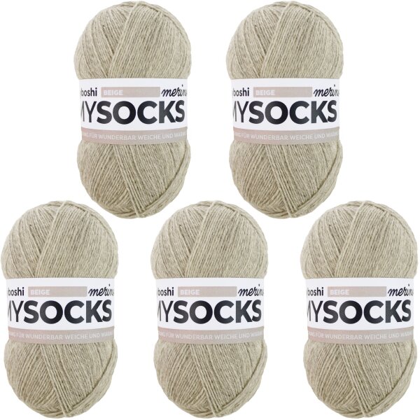 myboshi mysocks Merino VE=500g Beige