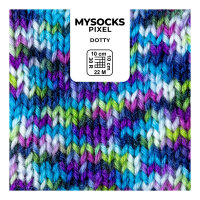 myboshi mysocks Pixel -VE 5 Knäuel- Dotty