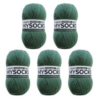 myboshi mysocks Uni VE 5 Knäuel Dunkelgrün