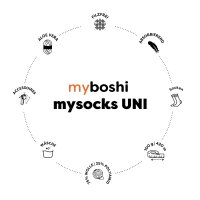myboshi mysocks Uni Einzelknäuel Schwarz