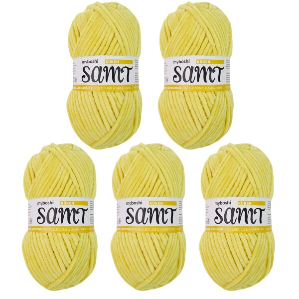 myboshi Samt 5 Knäuel Küken