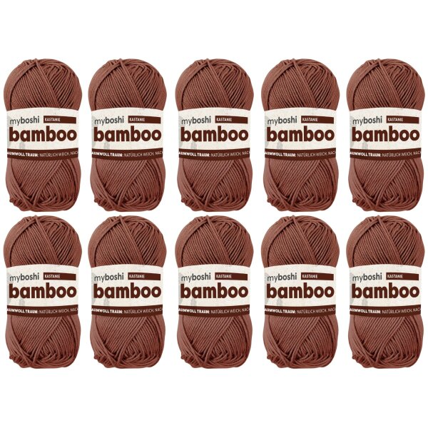 myboshi Bamboo 10 Knäuel kastanie