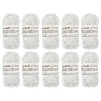 myboshi Bamboo 10 Knäuel Weiß