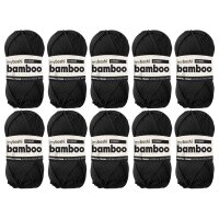 myboshi Bamboo 10 Knäuel Schwarz