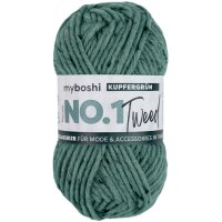 myboshi No.1 Tweed -Einzelknäuel- Kupfergrün