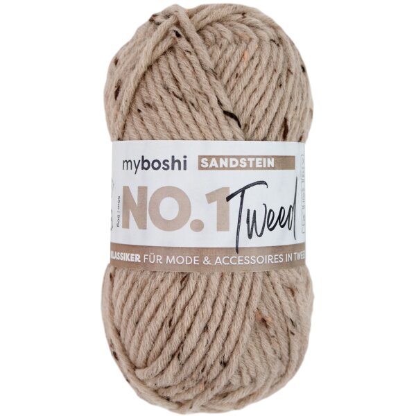myboshi No.1 Tweed -Einzelknäuel- Sandstein