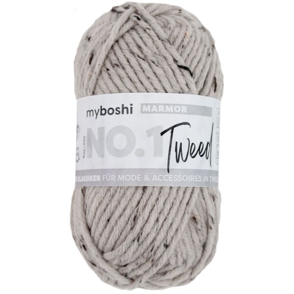 myboshi No.1 Tweed -Einzelknäuel- Marmor