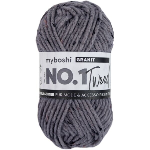 myboshi No.1 Tweed -Einzelknäuel- Granit