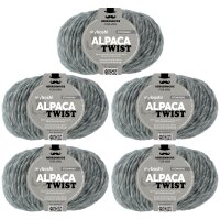 myboshi Alpaca Twist -VE 5 Knäuel- Steingrau