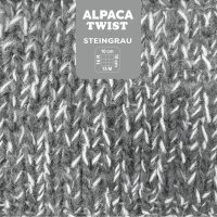 myboshi Alpaca Twist -VE 5 Knäuel- Steingrau