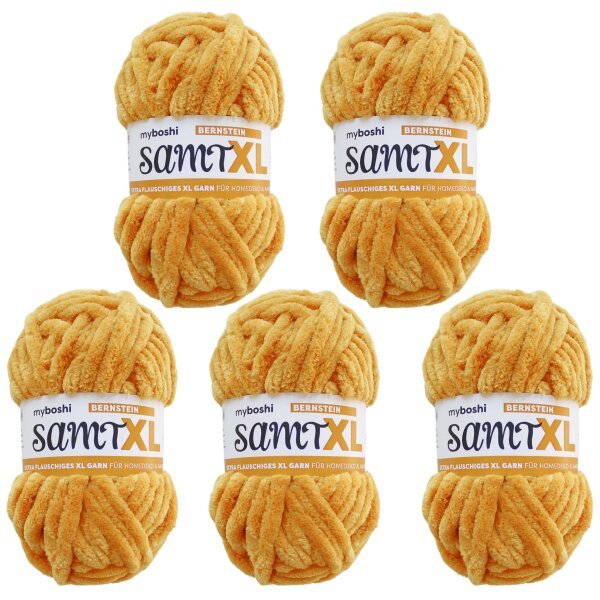 myboshi SAMT XL VE 5 Knäuel Bernstein